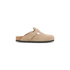 Natikače od brušene kože Birkenstock Boston boja: bež, 1030855