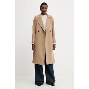 Vuneni kaput Weekend Max Mara RESINA boja: zelena, 2525016102600