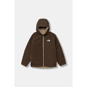 Dječja dvostrana jakna The North Face B REVERSIBLE PERRITO HOODED JACKET boja: bež, NF0A88TWBOX1