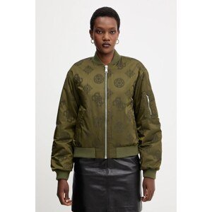 Bomber jakna Guess PHILOMENE boja: zelena, za zimu, W5YL08 WHDK2