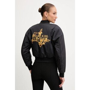 Dvostrana bomber jakna Versace Jeans Couture boja: crna, za zimu, 79HASDP9 CQSP0