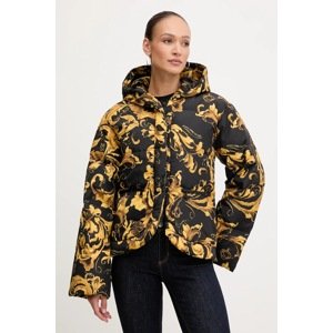 Jakna Versace Jeans Couture boja: crna, za zimu, 79HAUD02 CQSD3