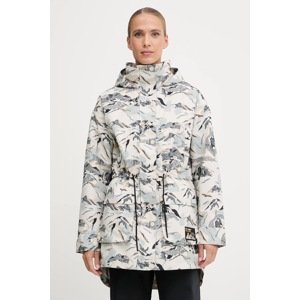 Jakna Columbia High Cascades Interchang boja: bež, za prijelazno razdoblje, oversize, 2141501