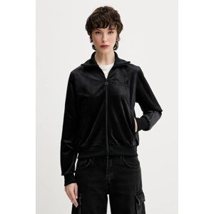 Dukserica od velura adidas Originals Velvet Tt boja: crna, bez uzorka, JY2592