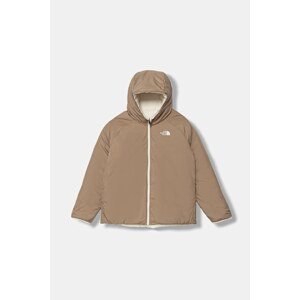 Dječja dvostrana jakna The North Face G REVERSIBLE PERRITO HOODED JACKET boja: bež, NF0A88UEQLI1