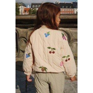 Jakna Konges Sløjd JUNO SEQUIN BOMBER JACKET boja: bež, KS103490