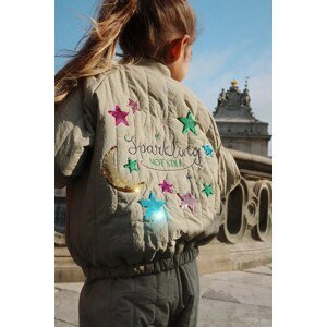 Jakna Konges Sløjd JUNO SEQUIN BOMBER JACKET boja: zelena, KS103490
