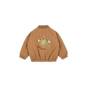 Jakna Konges Sløjd JUNO SEQUIN BOMBER JACKET boja: smeđa, KS103490