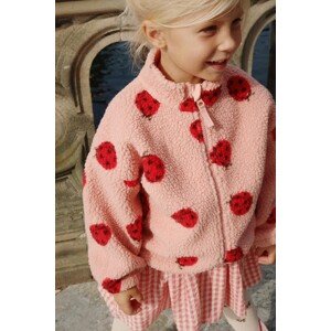 Jakna Konges Sløjd JODY TEDDY JACKET GRS boja: ružičasta, KS103479