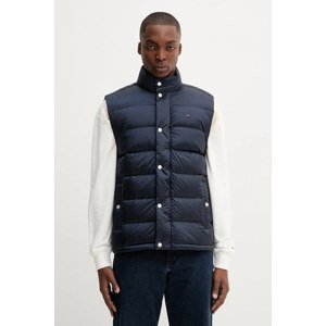 Pernati prsluk Tommy Jeans boja: tamno plava, za zimu, DM0DM21777
