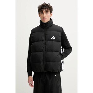 Prsluk adidas Essentials boja: crna, za zimu, JM4078