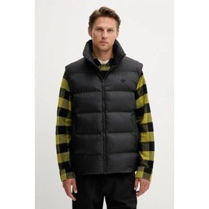 Prsluk adidas Originals Commercial Vest boja: crna, za zimu, JW5841