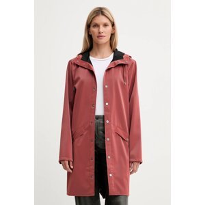 Jakna Rains 12020 Long Jacket boja: ružičasta, za prijelazno razdoblje, 12020