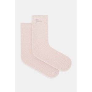 Čarape Guess FURRY boja: ružičasta, O5BY02 K3890