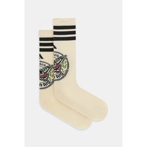 Čarape adidas Performance x Farm Rio boja: bež, JN2683