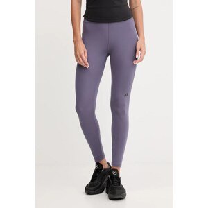 Tajice za trening adidas Performance Own The Run boja: ljubičasta, bez uzorka, JV7211