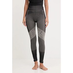 Tajice za jogu adidas by Stella McCartney boja: crna, s uzorkom, JW2002
