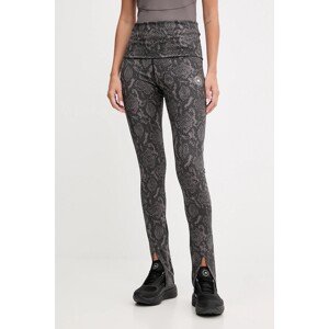 Tajice za trening adidas by Stella McCartney boja: siva, s uzorkom, JW4575