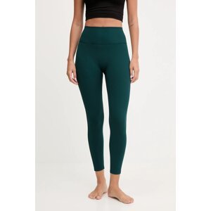 Tajice za jogu adidas Performance All me boja: zelena, bez uzorka, JW7590