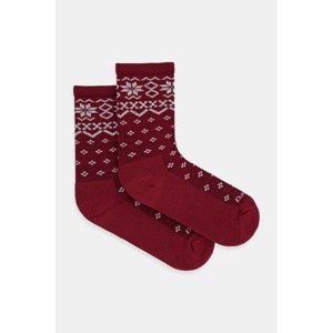 Čarape Darn Tough boja: bordo, 6088