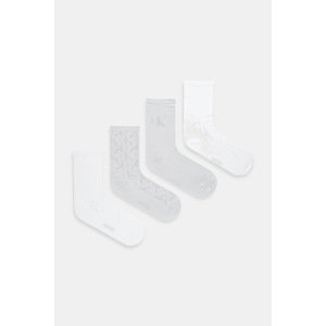 Čarape Calvin Klein Jeans 4-pack boja: bijela, 701235366