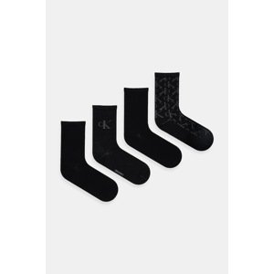 Čarape Calvin Klein Jeans 4-pack boja: crna, 701235366