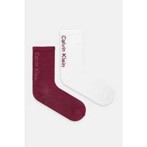 Čarape Calvin Klein Jeans 2-pack boja: bijela, 701235379