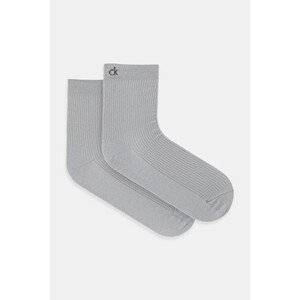 Čarape Calvin Klein boja: siva, 701235382