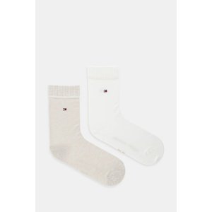 Čarape Tommy Hilfiger 2-pack boja: bež, 701236460
