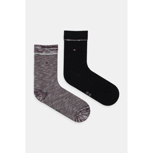 Čarape Tommy Hilfiger 2-pack boja: bordo, 701236460