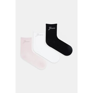 Dječje čarape Guess 3-pack boja: ružičasta, J5BZ13 KBZU0