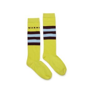 Dječje čarape Marni MZ39U SOCKS boja: zelena, M01631