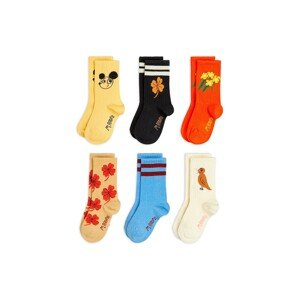 Dječje čarape Mini Rodini Clover 6-pack boja: crna, 25760117