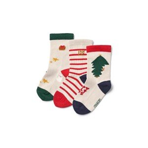 Dječje čarape Liewood Silas Socks 3-Pack 3-pack boja: bež, LW20014