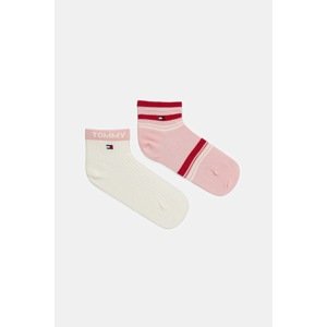 Dječje čarape Tommy Hilfiger 2-pack boja: ružičasta, 701236336