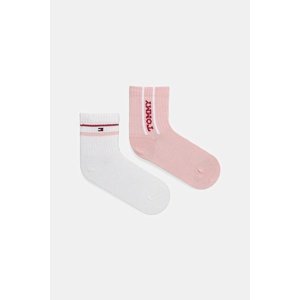 Dječje čarape Tommy Hilfiger 2-pack boja: ružičasta, 701236339