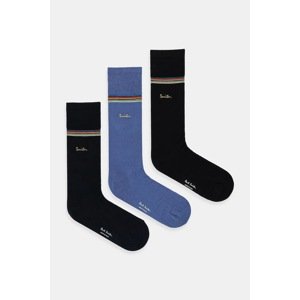Čarape Paul Smith 3-pack boja: crna, M1A-SOCK-TLOGO
