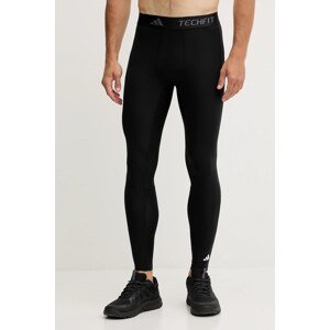 Tajice za trening adidas Performance Techfit boja: crna, bez uzorka, IN5590