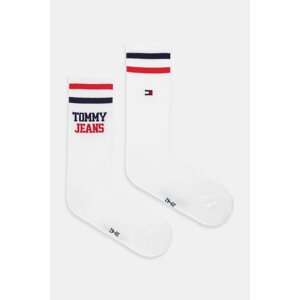 Čarape Tommy Jeans 2-pack boja: bijela, 701236466