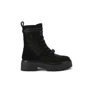 Čizme od brušene kože Kurt Geiger London Chelsea Perf Boot Drench boja: crna, ravni potplat, 4747900209