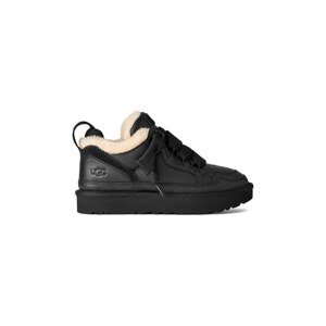 Kožne tenisice UGG Lowmel Lthr boja: crna, 1171537.BLK