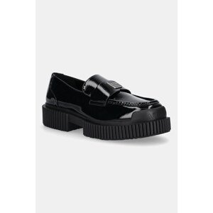 Mokasinke Armani Exchange boja: crna, ravni potplat, XW001672 AF17478 UC001