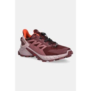 Cipele Salomon SUPERCROSS 4 GTX boja: bordo, L47594500