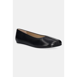 Kožne balerinke MM6 Maison Margiela boja: crna, S59WZ0097.P5000.T8013