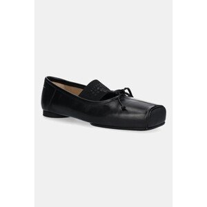 Kožne balerinke MM6 Maison Margiela boja: crna, S59WZ0103.P3628.T8013