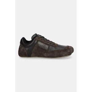 Kožne tenisice MM6 Maison Margiela boja: crna, S66WS0106.P6435.T8009