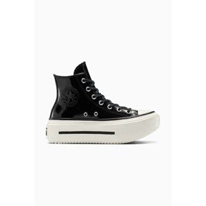 Tenisice Converse Chuck Taylor All Star Lift Double Stack boja: crna, A12977C
