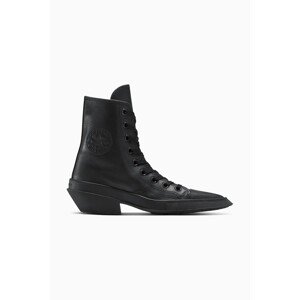 Kožne tenisice Converse Chuck 70 De Luxe Pointed boja: crna, A13014C