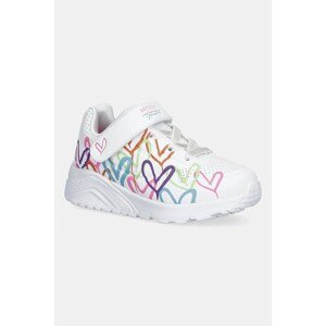 Dječje tenisice Skechers UNO LITE - LOVE LEVITATE boja: bijela, 314078N
