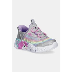 Dječje tenisice Skechers UNICORN CHARMER-LIL STARLITE boja: srebrna, 302297N